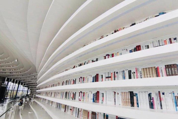 ビンハイ図書館とショッピングへのプライベート天津ショアエクスカーション