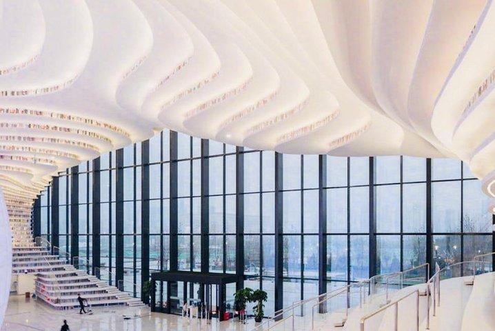 Escursione privata a Tianjin Shore alla biblioteca e allo shopping di Binhai