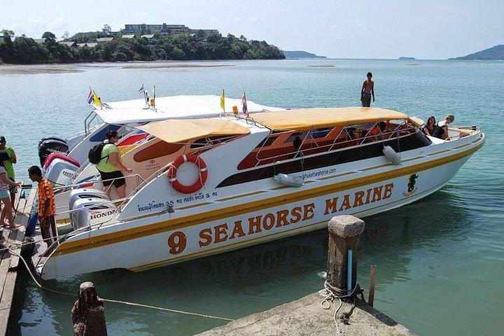Phi Phi、Maiton、Khai Islandプーケットのタツノオトシゴマリンによるサンセットロマンチックな旅