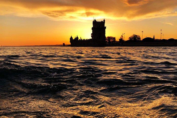 Lisbon: Sunset Cruise With Drinks on Spacious Yacht