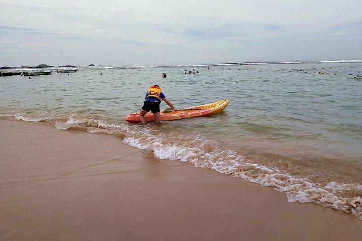 Kanufahrt Hikkaduwa Beach
