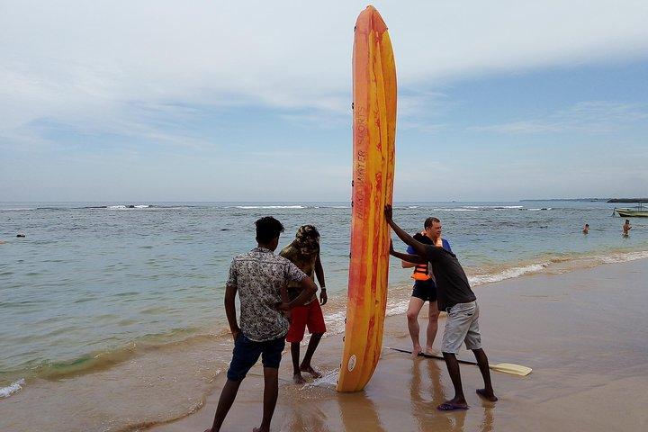 Kanufahrt Hikkaduwa Beach