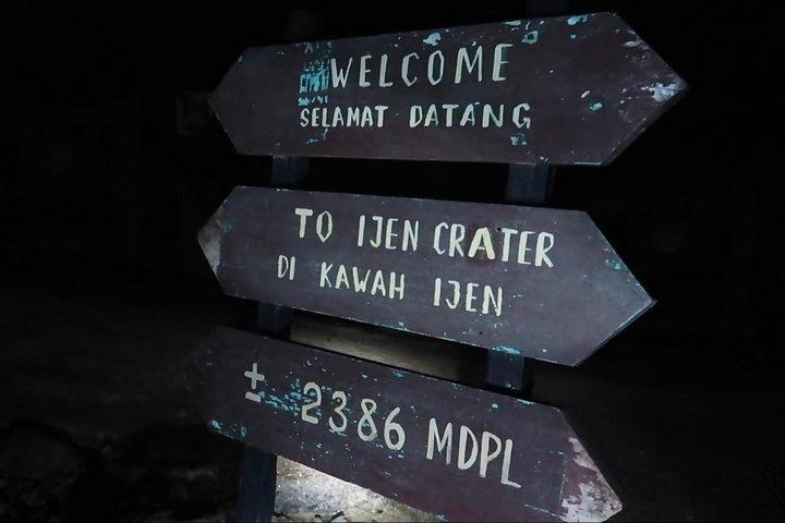 Tour guidato privato di trekking del cratere Ijen da Bali