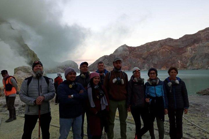 Tour guidato privato di trekking del cratere Ijen da Bali