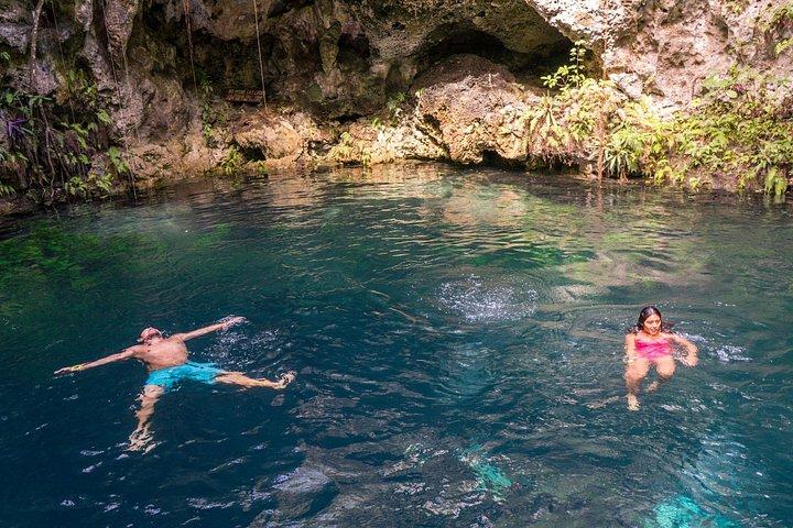 Private Tour with 3 Cenotes + 5 Zip-lines + Mayan Lunch