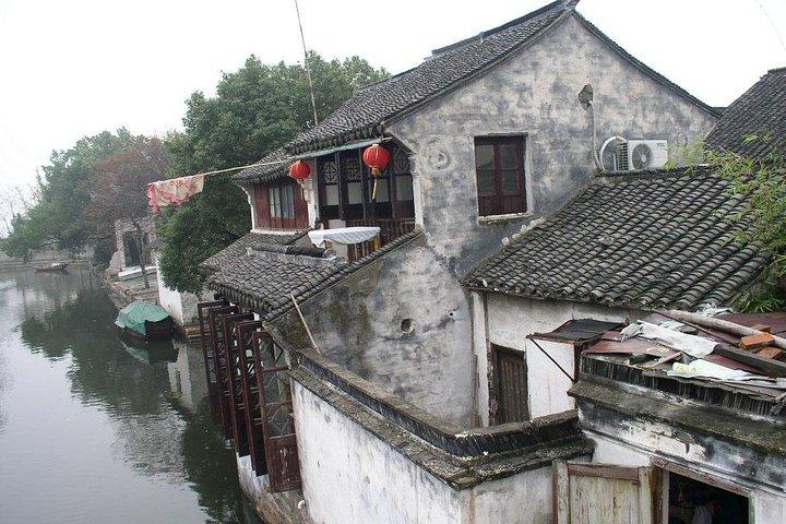Excursão privada de um dia em Suzhou para Zhouzhuang Water Town e Panmen Garden