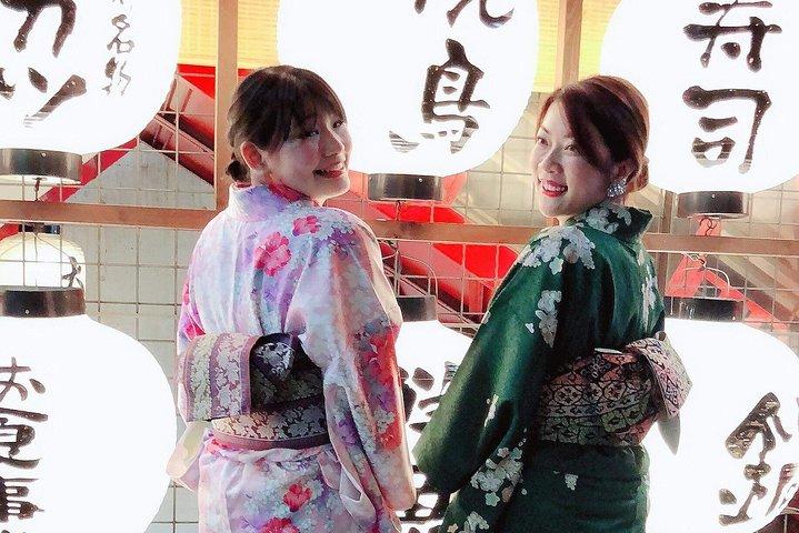 着物体験とつまみ細工体験