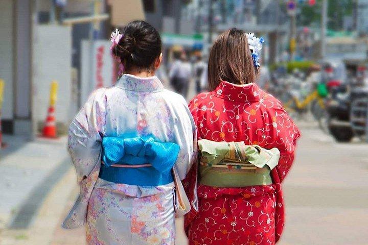 着物体験とつまみ細工体験
