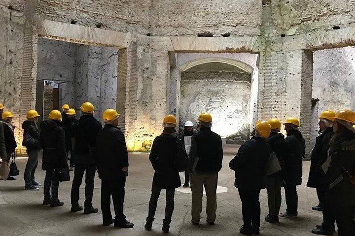 Visita al sitio de restauración de la Casa Dorada de Nerón