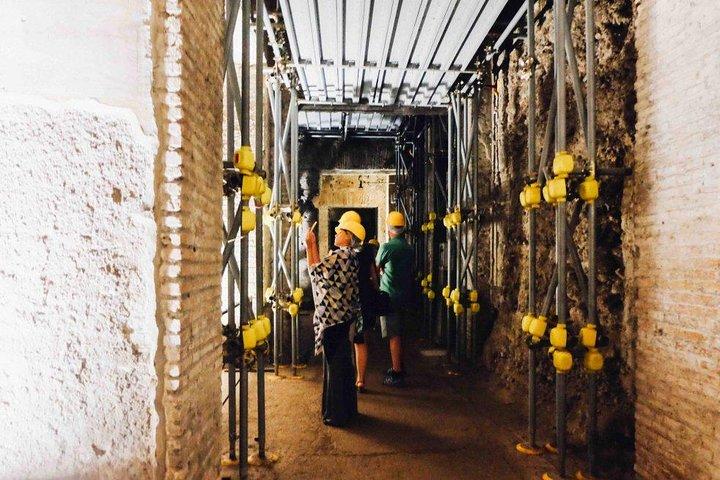 Visita al sitio de restauración de la Casa Dorada de Nerón