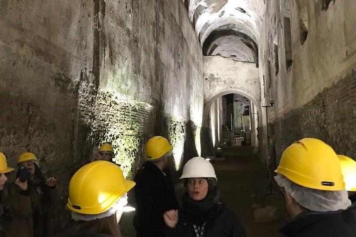 Visita al sitio de restauración de la Casa Dorada de Nerón