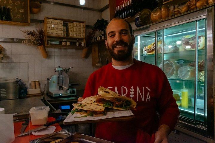 ボローニャプライベートフードツアー（6回または10回の試食付き）