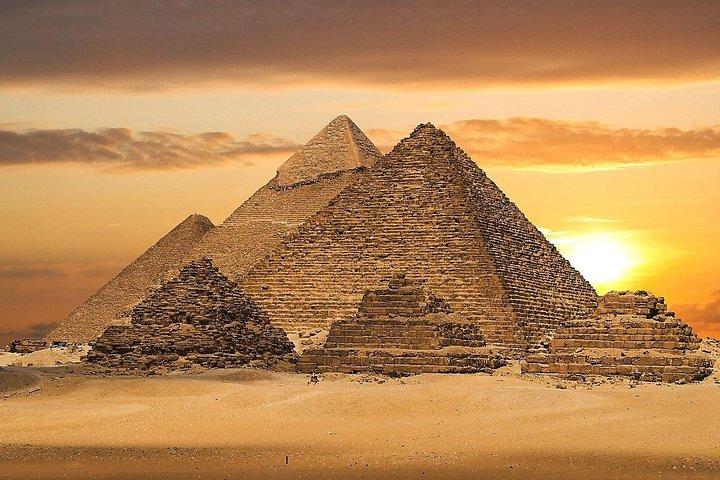 Visite des pyramides de Gizeh et du Sphinx et de Memphis et Saqqarah