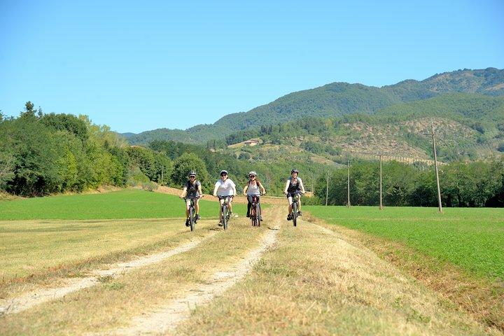 Toscaanse plattelandsfietstocht en proeverij van eten