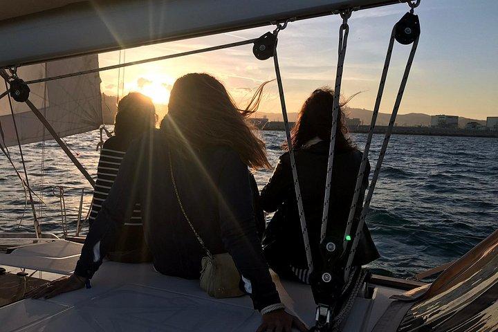Barcelona Sunset Private Sailing with Light Snacks and Open Bar