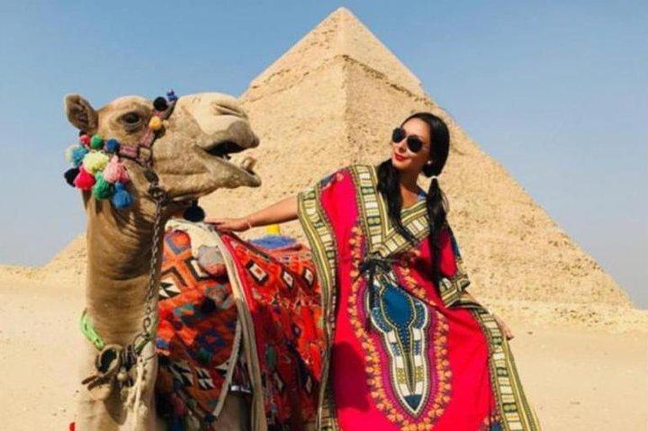 5 heures de visite privée aux pyramides de Gizeh, Sphinx et Citadelle, transferts compris