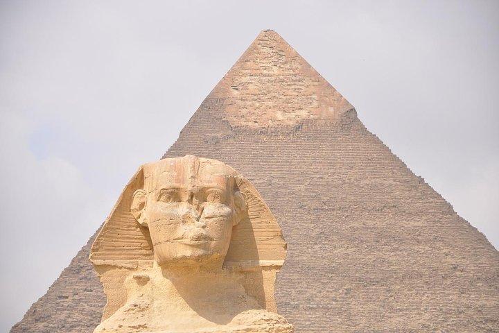 5 heures de visite privée aux pyramides de Gizeh, Sphinx et Citadelle, transferts compris