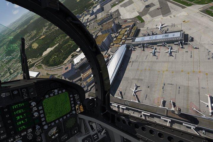 Simulateur de vol F / A-18 à Zurich