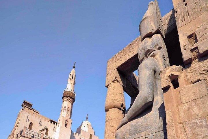 Tour in de toeristische markt in Luxor en de moskee van Sidi Abou El Haggag Luxor