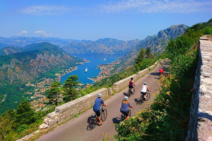 Cable car + Electric MTB from Njegos Mausoleum to Kotor bay