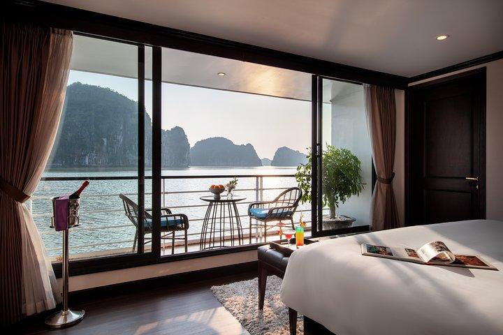 Mon Chéri Cruise 5 estrellas: Único 2 días Tuan Chau - Bahía de Halong - Bahía de Lan Ha