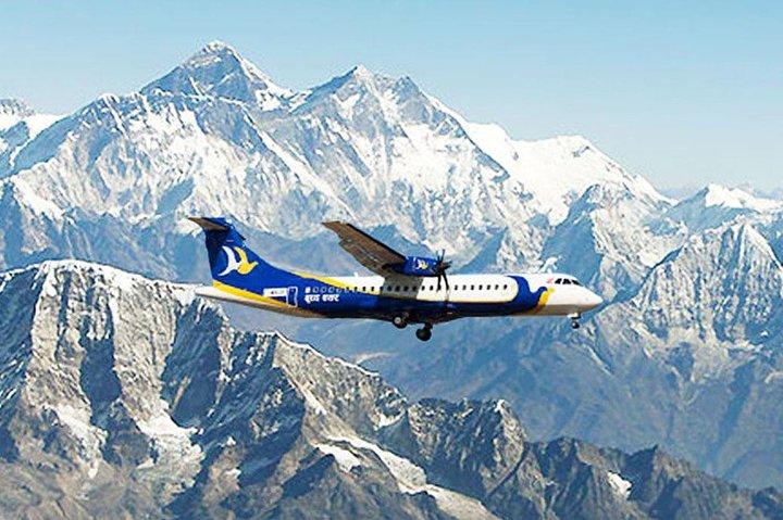 1 times Mount Everest-flyvning fra Kathmandu med hotelafhentning