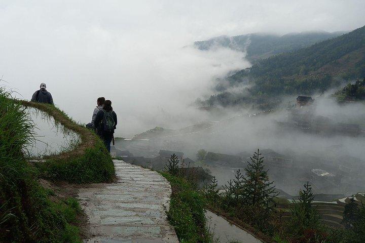 Guilin Teplantage og Longji Rice Terraces Day Tour fra Guilin hotel
