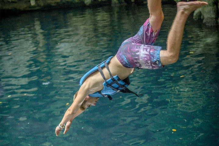 Coba Privat halvdags tur, herunder svømning i en Cenote