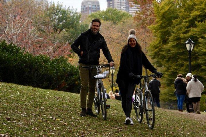 Aluguel de bicicletas no Central Park de Nova York