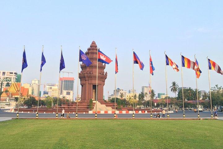 Touren zu den historischen Stätten von Phnom Penh – ein Tagesausflug ab Phnom Penh
