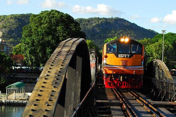 BANGKOK-Kanchanaburi : River Kwai-Death Railway-Train Trip-Lunch