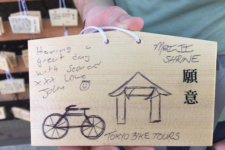 Liten gruppcykeltur i Tokyo