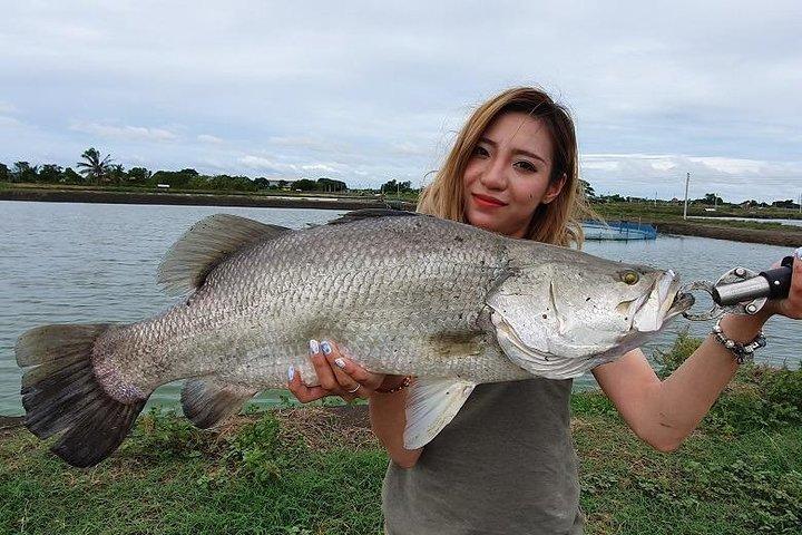 Big Barramundi Señuelo Pesca Tailandia
