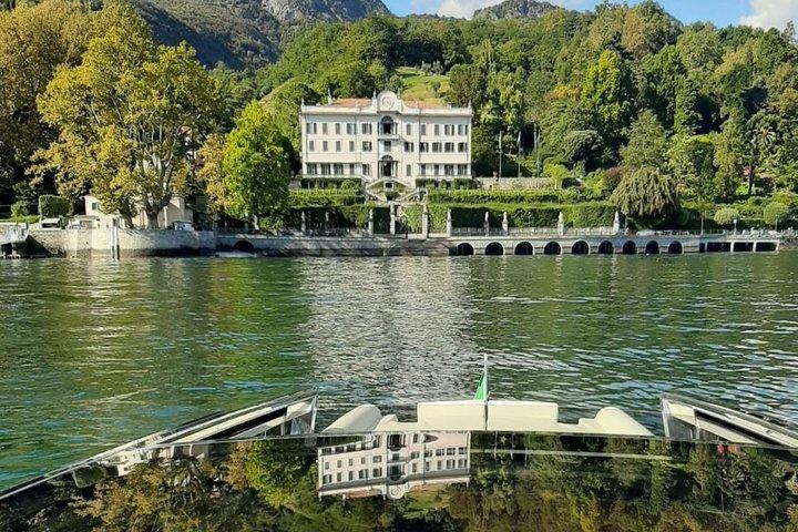 Le meilleur du lac de Côme: visite guidée de la Villa Carlotta + 1 heure de croisière privée en bateau sur l'eau