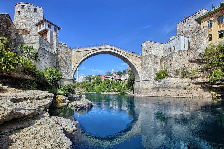 Transferência privada de Dubrovnik para Split com excursão a Mostar