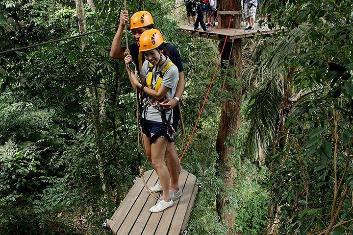 Flying Hanuman Ziplines 42 platforms with Transfer RoundTrips