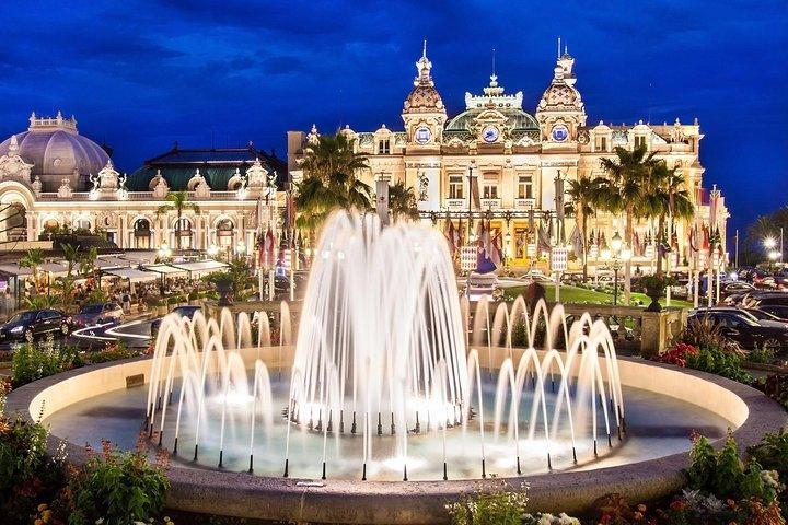 Private Tour: Monaco bei Nacht im Kleinbus