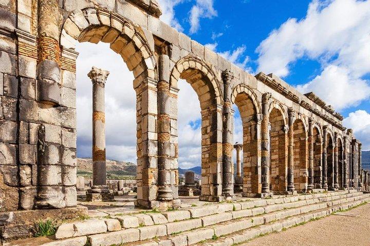 Uma maravilhosa viagem de um dia privado a Volubilis, Moulay Driss Zarhoun, Meknès de Fez