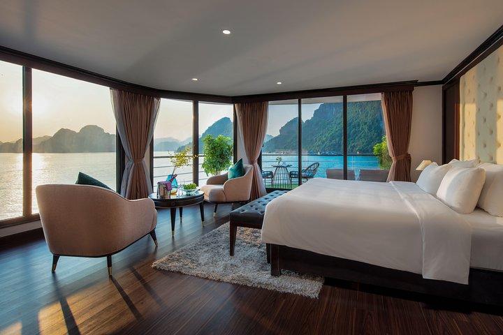 Pacchetto COMPLETO - 3D2N su 5 * Luxury Cruise esplora Lan Ha Bay e Halong Bay