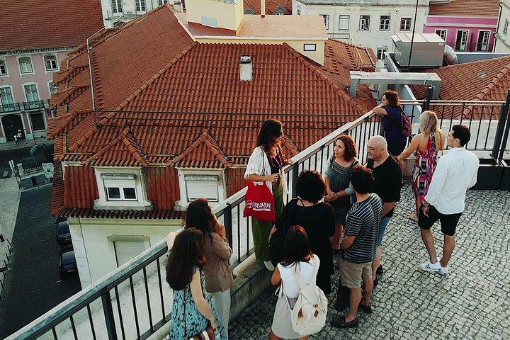 Privat tur: Lissabon Sunset Walking Tour med Fado Show og Middag
