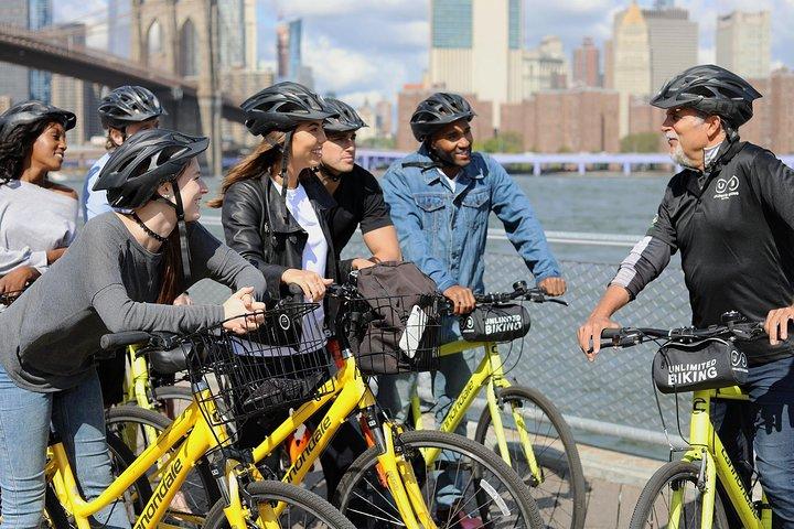 ブルックリン橋とウォーターフロント2時間ガイド付き自転車ツアー