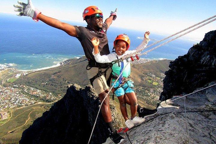 Abseiling Table Mountain