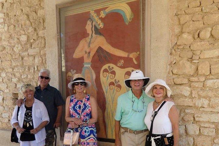 Visite privée à Knossos et au musée archéologique ou shopping à Héraklion