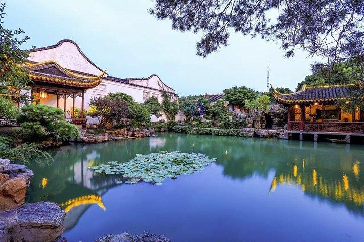 Uma excursão clássica ao jardim de Suzhou e à cultura da seda saindo de Xangai