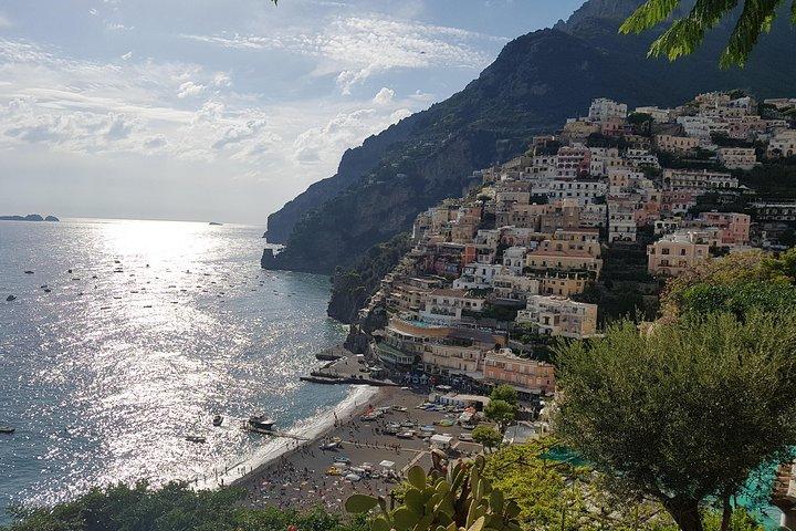 Visite privée de luxe d'Amalfi au départ de Rome : Positano, Sorrente et Ravello