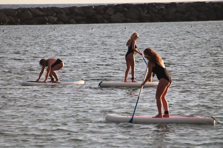 Sunset SUP-oplevelse i Playa de las Américas