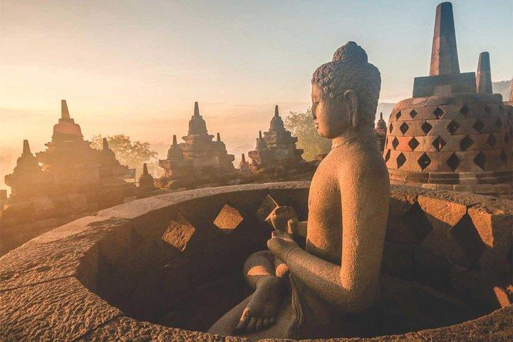 Borobudur Climb-up, Mount Merapi & Prambanan Day Trip