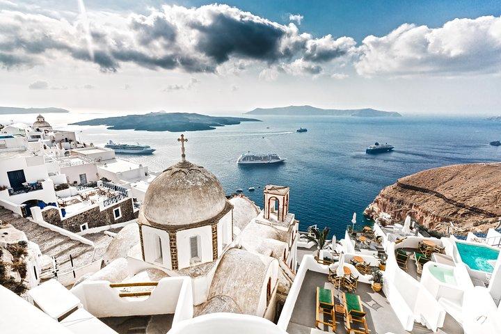 Island Bus Tour: los majestuosos puntos de Santorini