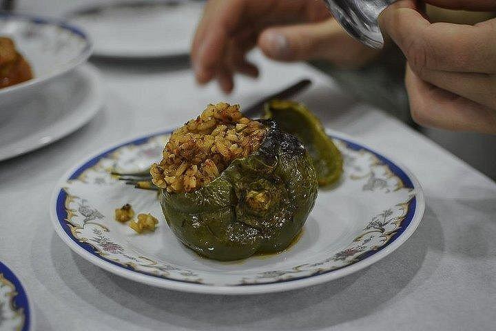 Visite culinaire végétarienne privée à Athènes