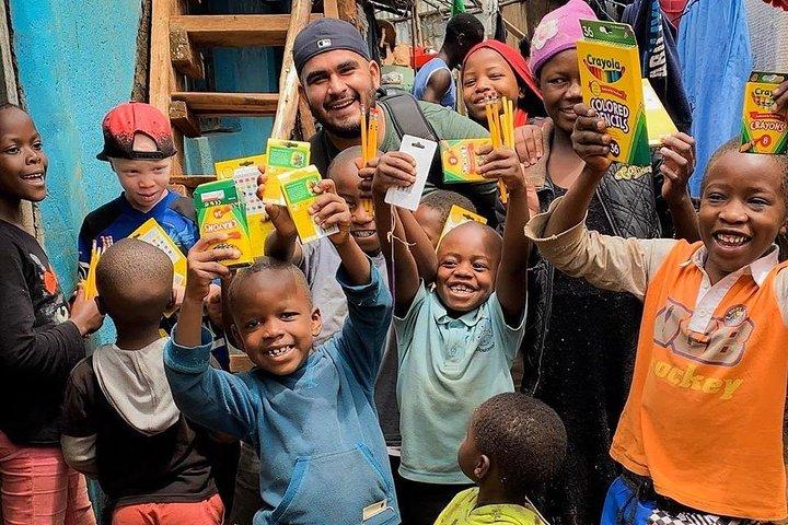 Visite du bidonville de Kibera l'après-midi